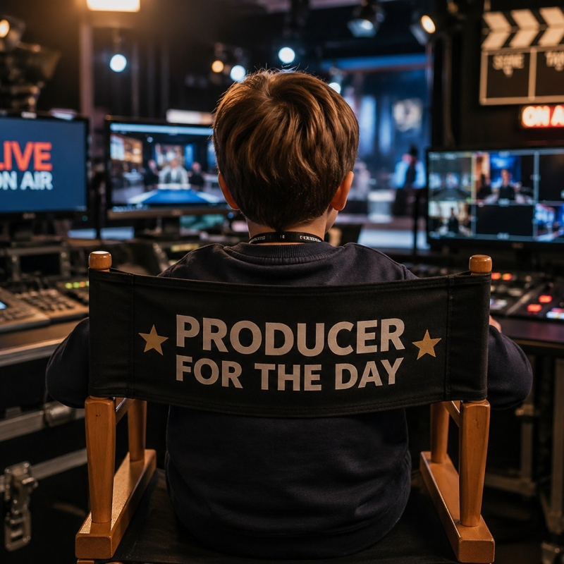 Producer for a Day: Exclusive Behind-the-Scenes TV Experience for Kids