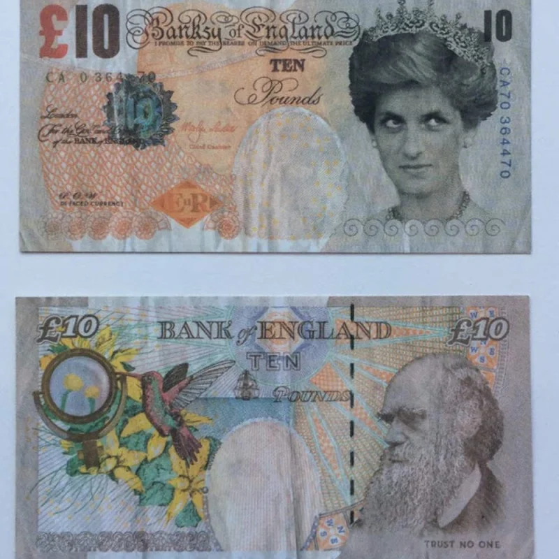 Banksy's Di-faced Tenner with Certificate